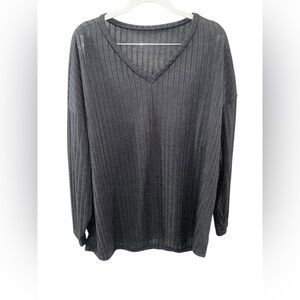 ✨ 5/$30 ✨ Black‎ V-Neck Sweater for Women
